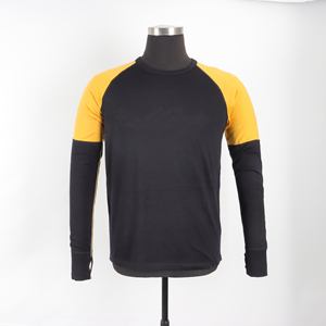 Camiseta de Manga Larga con Cuello Redondo de Algodón 100% Tejido Térmico de Alta Calidad Solarwool para Hombre - Product Image 2