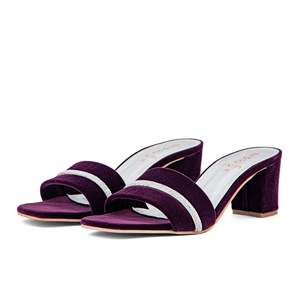 Violet FN7739 Escarpins fantaisie Design de pantoufle élégant - Product Image 3