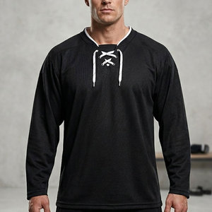 Jersey Moderno de Hockey sobre Hielo con Diseño Personalizado, Tela Transpirable, Perfecto para Entrenamiento Deportivo en Equipo y Juego Competitivo - Product Image 3