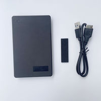 Casing HDD Eksternal Plastik Baru 2.5 Inch USB 3.0 Tanpa Alat untuk Hard Disk Drive SATA