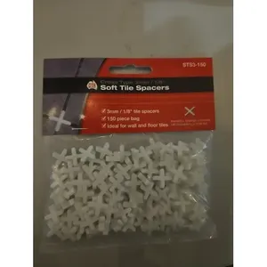 DTA 1/8ปูพื้นกระเบื้องพลาสติกแบบใช้ซ้ำได้150ต่อถุงความหนา1มม. ความหนา1.5มม. สำหรับติดตั้งกระเบื้องอุปกรณ์เสริมอพาร์ทเมนต์ - Product Image 1