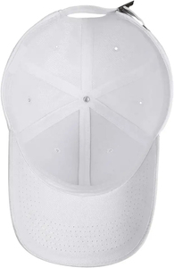 Gorra de béisbol ajustada Unisex 2023 con logotipo bordado personalizado, gorra deportiva y de golf blanca lisa con estilo de moda para escena de negocios - Product Image 2