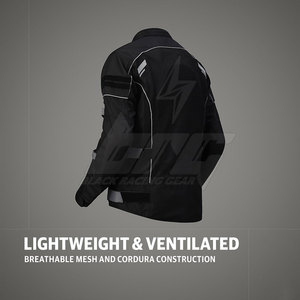 Veste textile légère pour motards, service OEM, vestes de moto en textile tendance pour hommes - Product Image 6