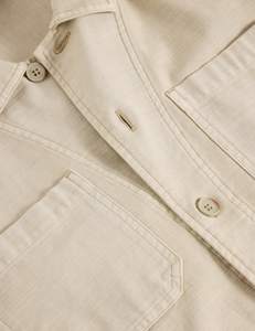 แจ็กเก็ตผ้ายีนส์แบบมีกระดุมพิมพ์ลายตัวอักษรสำหรับฤดูหนาวคอตั้งไม่มีฮู้ด - Product Image 6