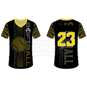 Maillot de softball pas cher par sublimation conçoit un maillot de softball de meilleure qualité pour les hommes vente en ligne meilleur maillot de softball des prix - Product Image 3