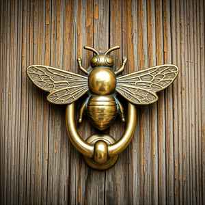 Aldaba de puerta de concha de mar de latón Nuevo estilo - Product Image 4