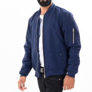 Chaqueta Bomber de moda para hombre de alta calidad, nuevo diseño, cómodo abrigo de invierno impermeable, a prueba de viento, cálido, de punto de otoño, bajo MOQ - Product Image 2