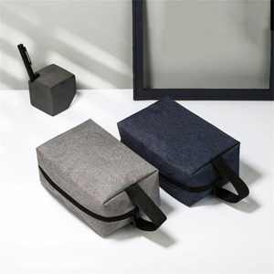 Custom logo Multifunctional Canvas Makeup Cosmetic Bag <b>Travel</b> Men Shaving Hanging Dopp <b>Kit</b> Toiletry Bag for Men - Product Image 4