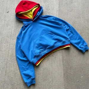 Sudadera con Capucha Negra 100% Algodón para Hombre, Diseño Sólido, Bordado, Liso Teñido, Impresión Personalizada, Transpirable, Ecológica, Forro Polar Térmico - Product Image 5