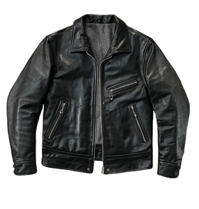 เสื้อหนัง PU ผู้ชายสำหรับขี่มอเตอร์ไซค์ใหม่ฤดูใบไม้ร่วงเสื้อแจ็คเก็ตหนังแกะฟอกคอตั้งสำหรับฤดูหนาว - Product Image 2