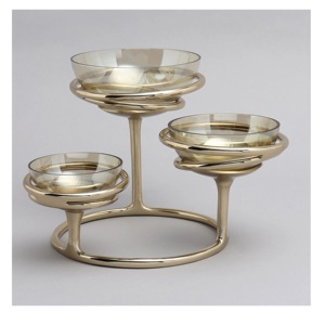 Bol de service à chocolat poli au design unique et écologique, fait main, de qualité supérieure, pour la décoration de table centrale, idéal pour les restaurants et les fêtes - Product Image 5