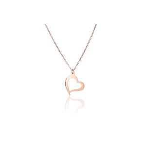 Azuris exquisito fino 925 plata esterlina corazón colgante collar joyería de lujo - Product Image 1