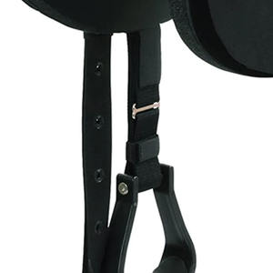 Sillín de cuero occidental para caballo, asiento de caballo inglés, de carreras, de cuero, para saltar - Product Image 3