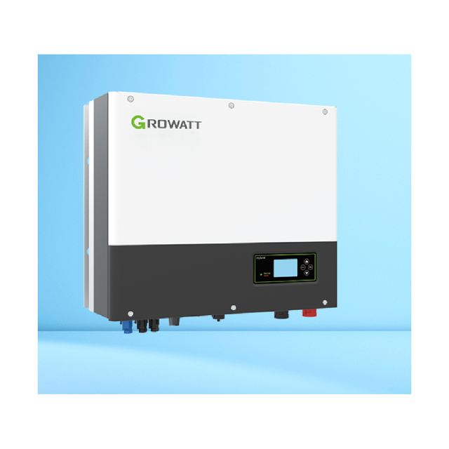 Growatt Three Phase Hybrid On-grid Solar Inverter 15KW Grid-Tie Lead-acid Battery Storage System High Performance IP65