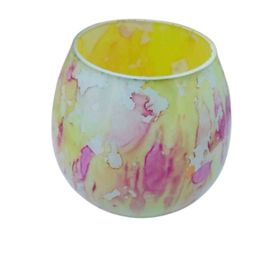 Bougeoir d'éclairage décoratif moderne de grande qualité, porte-bougie en verre fait à la main pour accessoire de Noël - Product Image 1