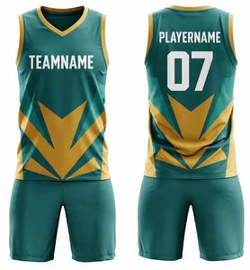 Vente en gros d'usine, uniforme de basket-ball personnalisé, évacuation rapide de l'humidité, uniforme d'équipe de haute qualité, 100% polyester, ensemble de maillots de basket-ball pour hommes - Product Image 5