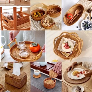 Vaisselle en rotin de haute qualité et décoration de table faite à la main du Vietnam - Product Image 5