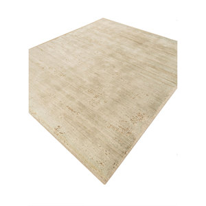 Alfombra Entropy Esh-316 verde anudada a mano de lana y seda afgana, de color liso, rectangular, para pasillo, hogar, coche, hecha a mano, de viscosa, para sala de estar - Product Image 2