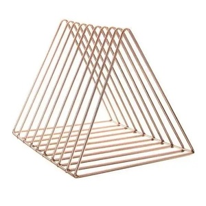 Metal <b>Bookends</b> Rectangle Minimalist Design Single-piece Package Traditional <b>Bookends</b> Metal Handicraft <b>Bookend</b> Handmade - Product Image 5