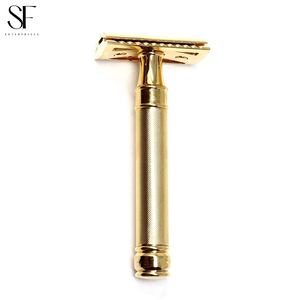Maquinilla de afeitar de seguridad ajustable para hombres de alta calidad, maquinilla de afeitar clásica de doble filo con logotipo personalizado - Product Image 6