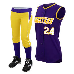 Personalice su propio diseño Uniformes de softbol Camisetas de softbol baratas Diseño personalizado Sublimación Uniforme de Jersey de Softbol - Product Image 1