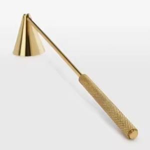 Snuffer de vela de Metal de latón hecho a mano oro moderno decorativo Snuffer DE VELA PARA USO DE Hotel en casa - Product Image 4