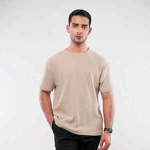 Custom Logo <b>Oversized</b> Casual Wear <b>T</b> <b>Shirt</b> 100% Cotton Heavyweight Drop Shoulder <b>Plain</b> <b>T</b> <b>Shirt</b> For Men - Product Image 5