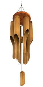 Campanas de Viento de Bambú Natural - Decoración Hecha a Mano - Vietnam - Para un Ambiente Relajante al Aire Libre - Marca Viet Fargimex - Product Image 3