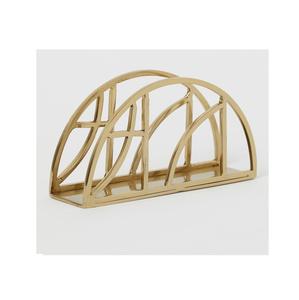 Café restaurant porte-serviettes en laiton organisateur de bureau minimaliste maison décoration de table boîte à mouchoirs en laiton porte-mouchoirs doré - Product Image 6