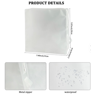 Wholesale PVC <b>Transparent</b> Letter Handbag Women Toy Storage Totebags Waterproof <b>Makeup</b> Pouch Travel Fashion Clear Shopping <b>Bags</b> - Product Image 6