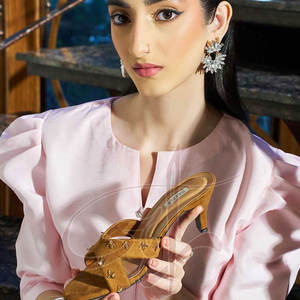 Customized Color Velvet Upper Anti-Slippery Heel Slides Fashion Trend Printed Comfort Soft Insole - Product Image 5