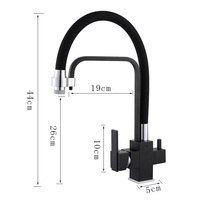 Robinet de cuisine classique et moderne avec filtre à eau, en laiton massif, 3 voies, directement de l'usine pour les grossistes et les projets d'exportation
