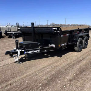 Remorque de ferme à inclinaison hydraulique bon marché Nettoyer la nouvelle remorque à benne basculante robuste avec engrenage et composants du noyau du moteur - Product Image 1