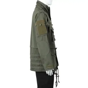 Chaqueta de cargador de guardia de seguridad negra profesional personalizada impermeable a prueba de viento Softshell para seguridad táctica de invierno - Product Image 2