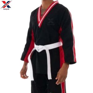 ชุดยูนิเซ็กซ์ บราซิลเลียนยิวยิตสู (BJJ) ผ้าโพลีเอสเตอร์ผสมคอตตอน สำหรับผู้ใหญ่ ยืดหยุ่น น้ำหนัก 380 กรัม ไม่หด ลายพิมพ์ดิจิทัล โลโก้ด้านหน้า ขายส่ง - Product Image 4