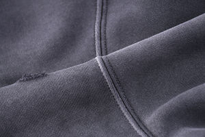 เสื้อมีฮู้ดแบบสวมหัวผ้าเทอร์รี่แห้งเร็วเสื้อมีฮู้ดโอเวอร์ไซส์สำหรับผู้ชายผ้าฝ้ายผสมซักกรดแบบปรับแต่งโลโก้ได้ - Product Image 2