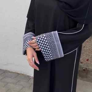 Handmade Modest Islamic Abaya for Women Embroidery <b>Silk</b> <b>Long</b> Sleeve Traditional Muslim Dubai Design High Quality All Seasons - Product Image 1