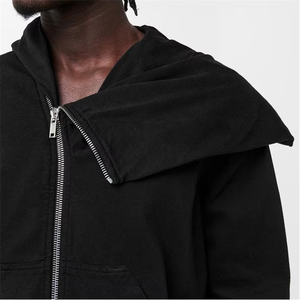 เสื้อกันหนาวมีฮู้ดปรับได้, เสื้อมีฮู้ดโอเวอร์ไซส์หนาสำหรับกีฬาแนวสตรีทแฟชั่นผ้าคอตตอนผสมระบายอากาศ - Product Image 5