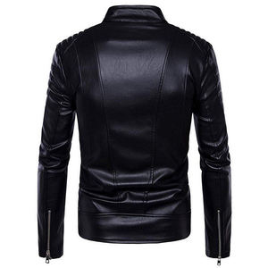 Chaquetas para hombre Ropa informal Chaqueta de cuero para hombre En precio razonable Chaquetas de cuero de calidad premium - Product Image 6