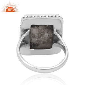 Bague antique en argent sterling 925 avec pierre précieuse naturelle en nacre, pour les fêtes, les festivals, meilleur fabricant de bijoux personnalisés - Product Image 4