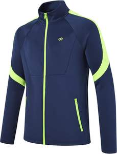 Conjunto de pantalones con capucha unisex con cremallera completa para correr, deportes atléticos, chándal cortavientos con diseño de logotipo personalizado de talla grande para trotar en otoño - Product Image 5