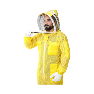 Combinaison d'apiculteur à double fermeture à glissière en tissu maillé résistant antistatique et respirant Combinaison de travail - Product Image 2