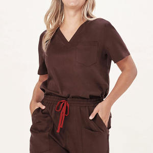 Ensemble de blouses d'infirmière de haute qualité pour femmes, manches longues, uniforme d'hôpital, stretch, blouses médicales pour femmes - Product Image 4
