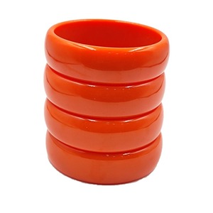 Jachon HUSSAIN CRAFTS Écologique De Mariage De Mode Résine Acrylique Déclaration Bracelets Irrégulier Grand Chunky Large Transparent - Product Image 4