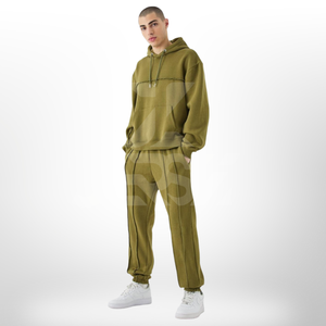 Ensemble 2 pièces décontracté unisexe grande taille pour l'hiver, sweat-shirt respirant, pantalon de jogging et pantalon cargo, survêtement imprimé en polaire - Product Image 2