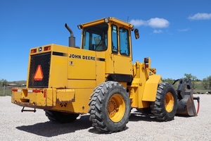 Used 1991 Deere 544E wheel <b>loader</b> with HD grapple - Product Image 1