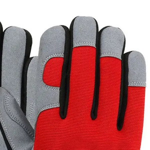 Guantes de Trabajo de Seguridad Antivibración, Resistentes a Cortes, de Cuero de la Mejor Calidad, Guantes Mecánicos Resistentes, Anti Impactos y a Prueba de Golpes - Product Image 2