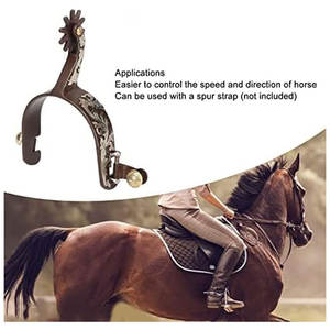 Espuelas de equitación de nueva calidad 2025, espuelas de equitación de acero inoxidable en inglés, Productos Ecuestres, espuelas de equitación - Product Image 4