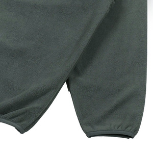 High Quality Custom Made Unisex Warm <b>Fleece</b> <b>Sherpa</b> Jacket Half Button Stand Collar Contrast Pocket Outdoor Casual Winter Front - Product Image 6