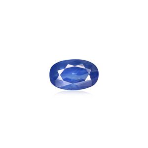 Zafiro Azul de 2.98 Quilates, Piedra Natural Facetada, Color Azul Real Calibrado, 8mm de Altura, 1mm de Orificio, 10mm, Tratado Térmicamente, Suelto, Forma de Estrella - Product Image 1